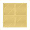 Rejilla de ventilacion 30x30 cm oro