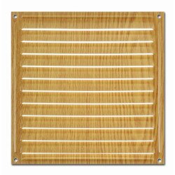 Rejilla de ventilacion 20x20 cm madera clara