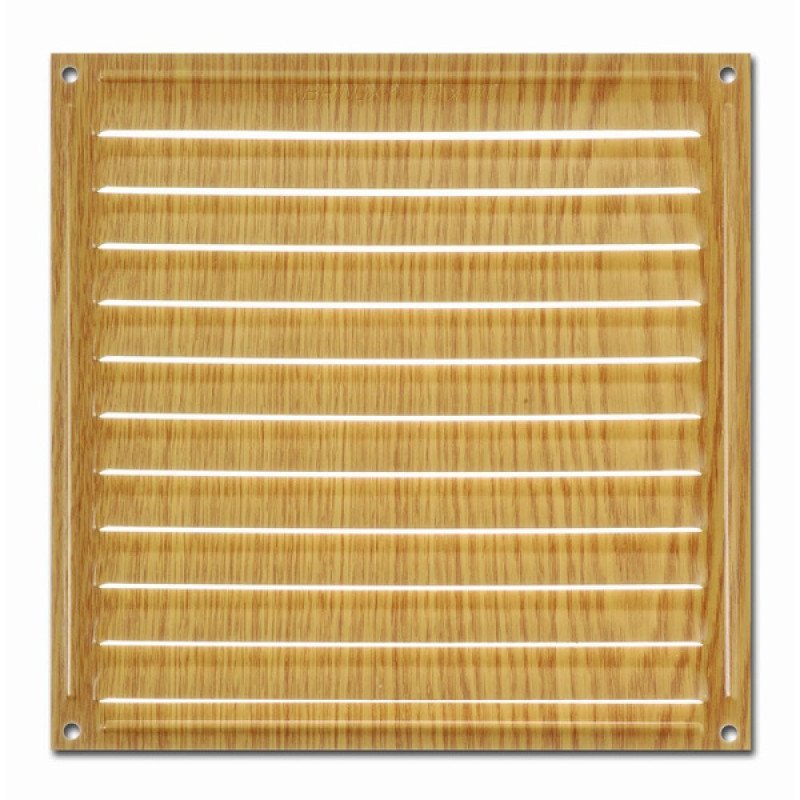 Rejilla de ventilacion 20x20 cm madera clara