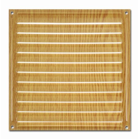 Rejilla de ventilacion 20x20 cm madera clara