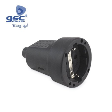 Base aerea schuko 16a negra