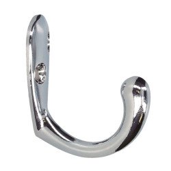 Colgador percha niquel sencillo