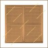 Rejilla de ventilacion 30x30 cm bronce