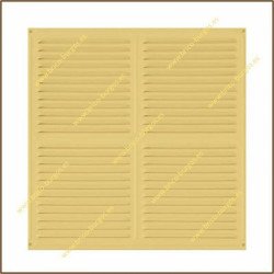 Rejilla de ventilacion 30x30 cm oro