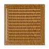 Rejilla de ventilacion 20x20 cm madera oscura
