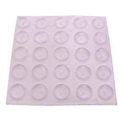 Gotas protectoras adhesivas ø 9 mm x 2.0 mm transparente