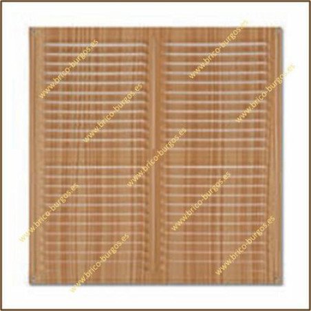 Rejilla de ventilacion 30x30 cm madera pino