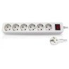 Base multiple 6 tomas con 1.5 mt de cable y con interruptor