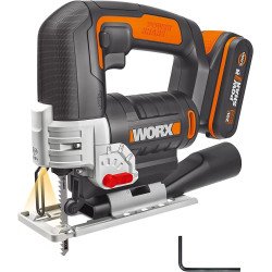 Sierra caladora a bateria worx wx543 20v 24mm