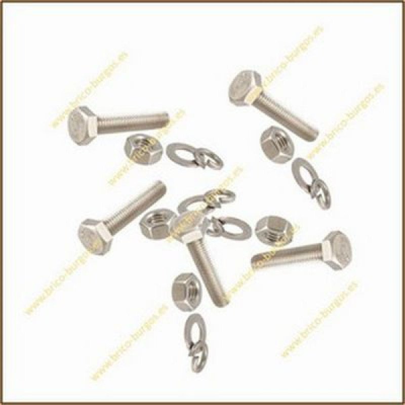 Blister tornillo m8x50 c/hex. t/aran. -2 ud-