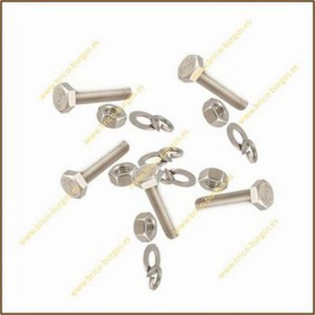 Blister tornillo m8x50 c/hex. t/aran. -2 ud-