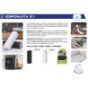 Esponjita limpieza fino -blanco-