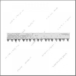 Hoja sierra arco 762 mm dentado duro 4547 - 30 - prof bellota