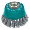 Cepillo m14 taza alambre trenzado 0.5 50814 - 65 bellota