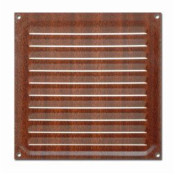 Rejilla de ventilacion 15x15 cm madera oscura
