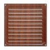 Rejilla de ventilacion 15x15 cm madera oscura