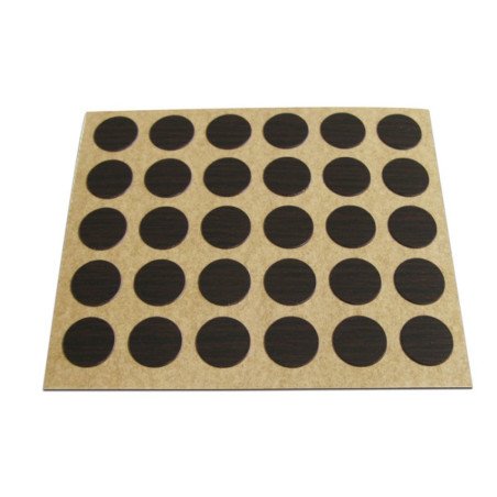 Embellecedor cubre-tornillos adhesivo ø 13 mm -negro-