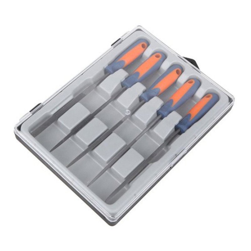 Juego limas aguja bimaterial -6 ud-