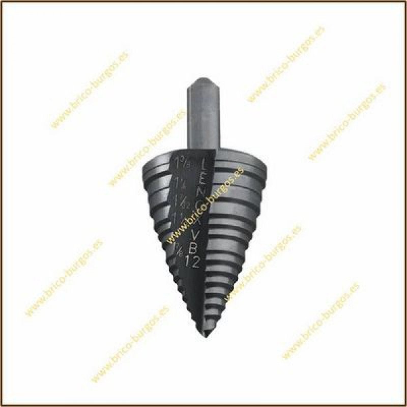 Broca metal escalonada vari-bit 5 escalones vb12