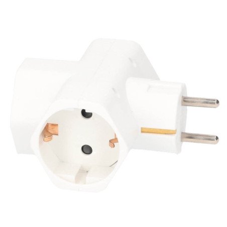 Ladron triple e.schuko / s.schukos