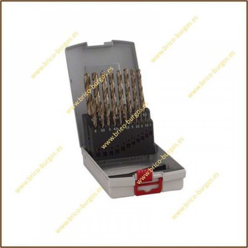 Juego brocas metal hssco 1-10 -19 ud- novatools