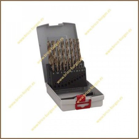 Juego brocas metal hssco 1-10 -19 ud- novatools