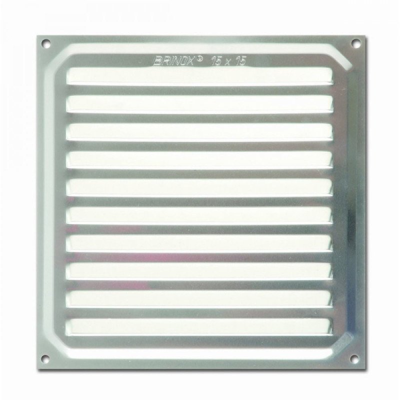 Rejilla de ventilacion 15x15 cm aluminio