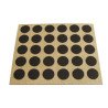 Embellecedor cubre-tornillos adhesivo ø 13 mm -negro-