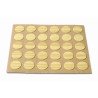Embellecedor cubre-tornillos adhesivo ø 13 mm -madera pino-
