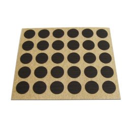 Embellecedor cubre-tornillos adhesivo ø 13 mm -negro-