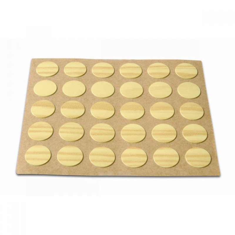 Embellecedor cubre-tornillos adhesivo ø 13 mm -madera pino-