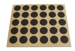 Embellecedor cubre-tornillos adhesivo ø 13 mm -negro-