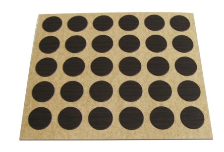 Embellecedor cubre-tornillos adhesivo ø 13 mm -negro-