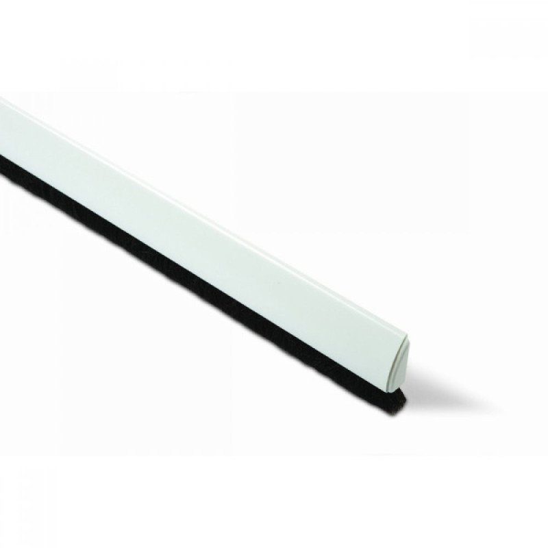 Burlete curvado 82 cm pelo 13 mm adhesivo blanco