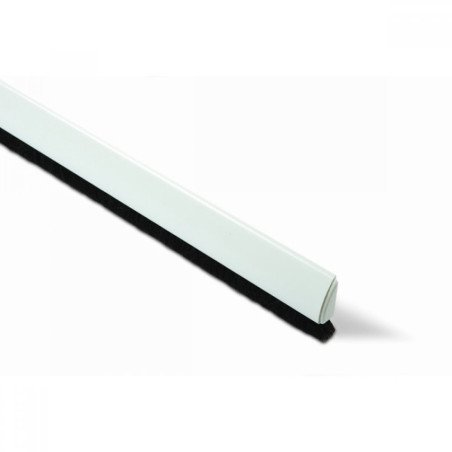 Burlete curvado 82 cm pelo 13 mm adhesivo blanco