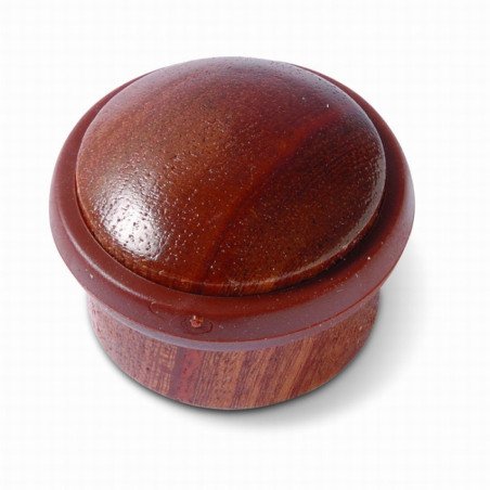 Tope para puertas adhesivo madera cilindrico -sapeli-