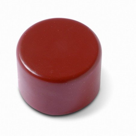 Tope para puertas con tornillo invisible -marron- -2 ud-