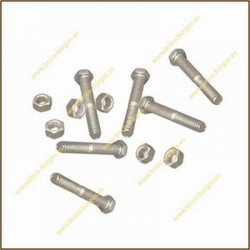 Blister tornillo m6x25 c/hex c/tuerca -6 ud-