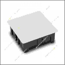 Caja empalmes 100x100x45mm cuadrada c/tapa