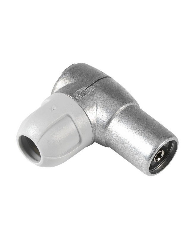 Conector tv 9.5mm acodado hembra