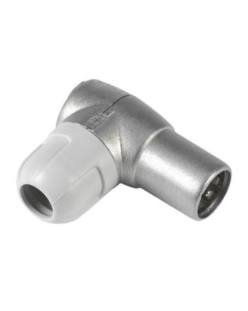 Conector tv 9.5mm acodado macho