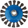 Cepillo m14 conico alambre trenzado f-18 diam.100/0.50 acero ltdo.