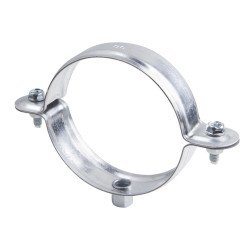 Abrazadera desagüe pvc 75