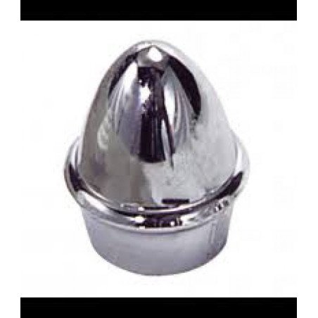 Terminal barra cortina acabado cromo