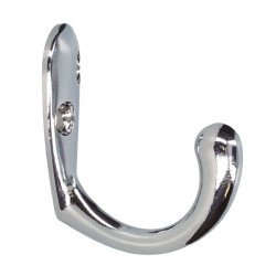 Colgador percha niquel sencillo