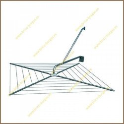 Tendedero volador 1 brazo acero inox