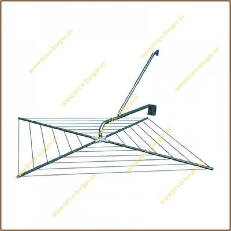 Tendedero volador 1 brazo acero inox