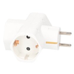 Ladron triple e.schuko / s.schukos