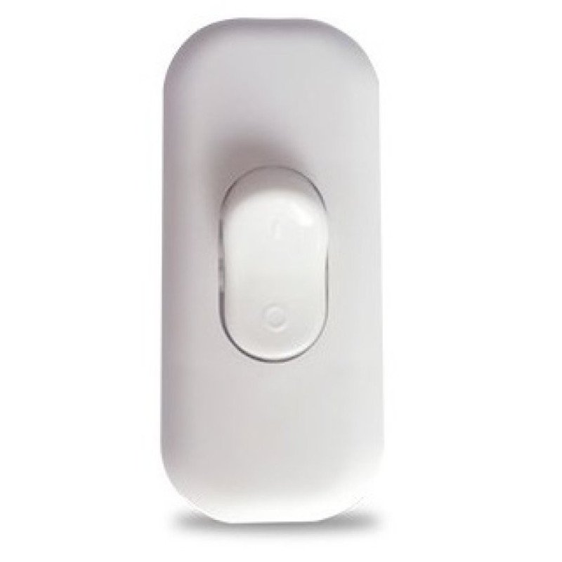 Interruptor de paso homolog. -blanco-