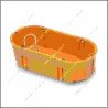 Caja mecanismos pladur doble